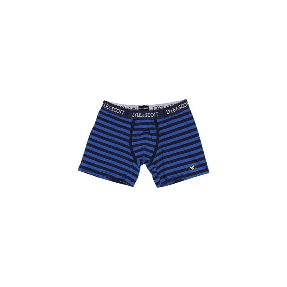 Lyle & Scott Blue Cotton Boxers